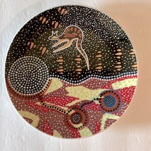 Vintage Tobwabba Aboriginal Art Porcelain Collector’s Plate